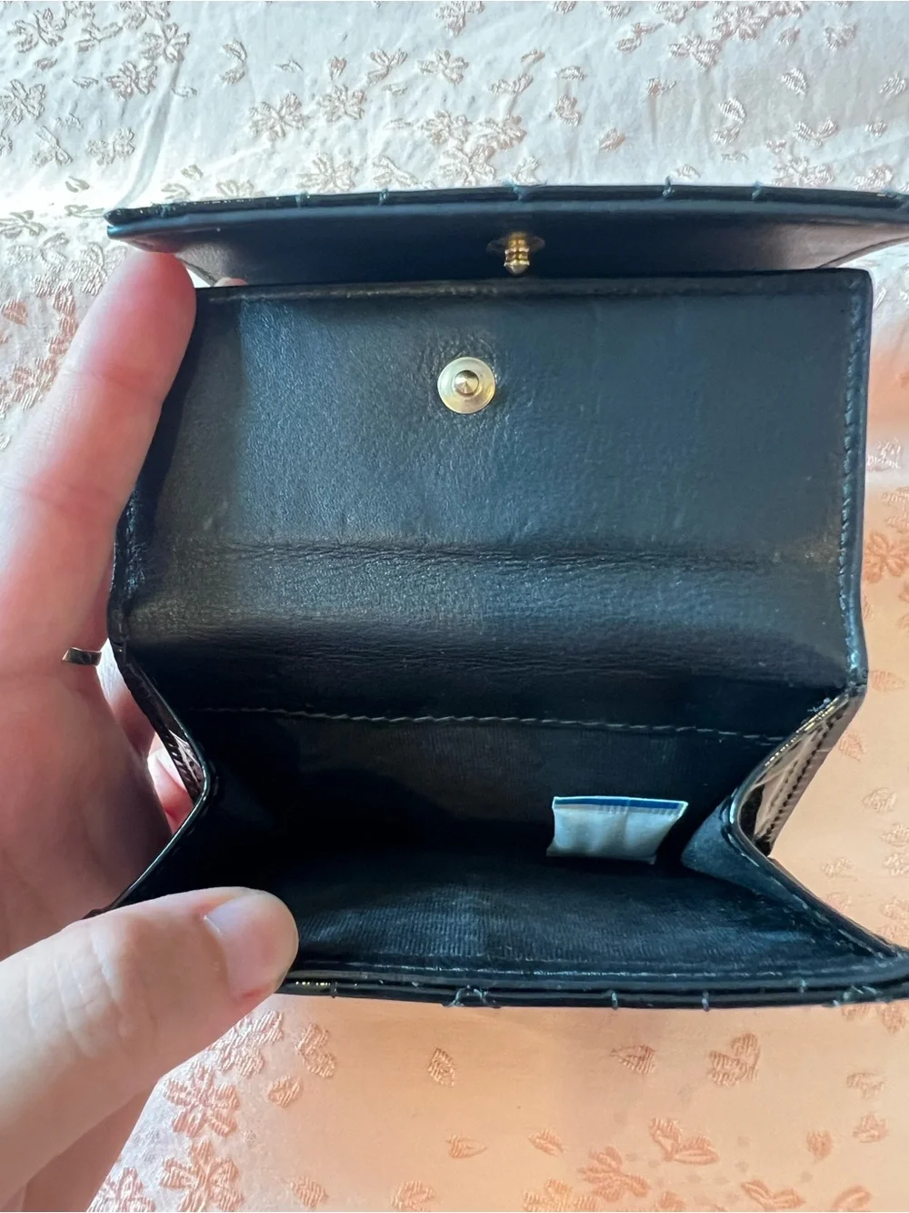 Lady Dior Cannage Lotus Wallet - AUTHENTIC